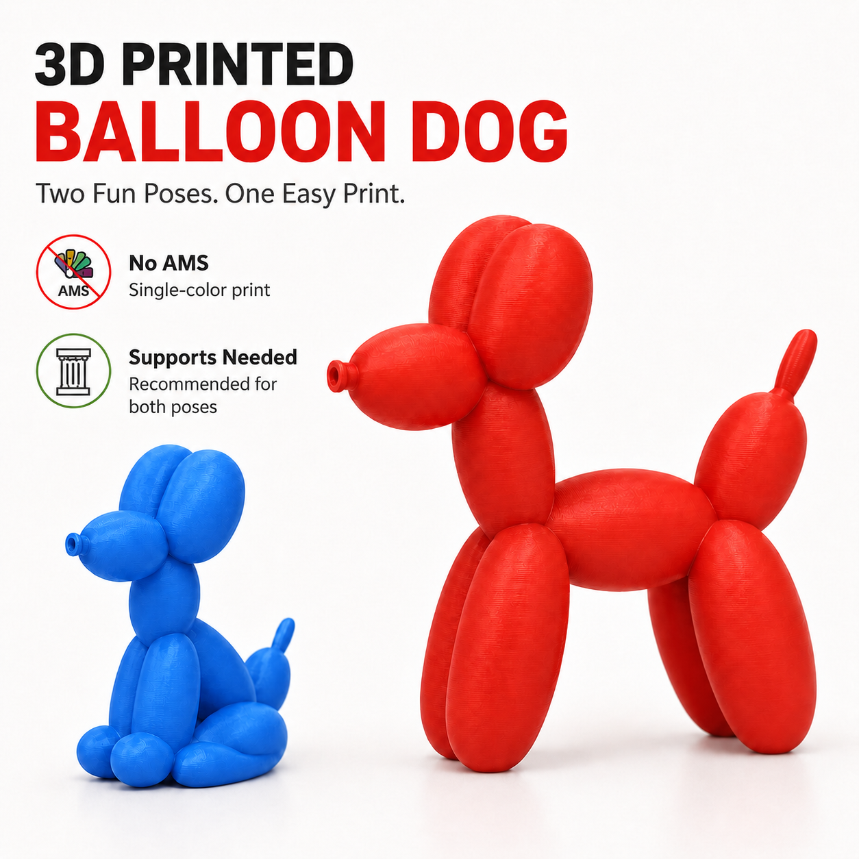 Balloon Dog 3D printed model